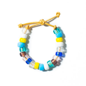 Santorini Glass Bead Bracelet