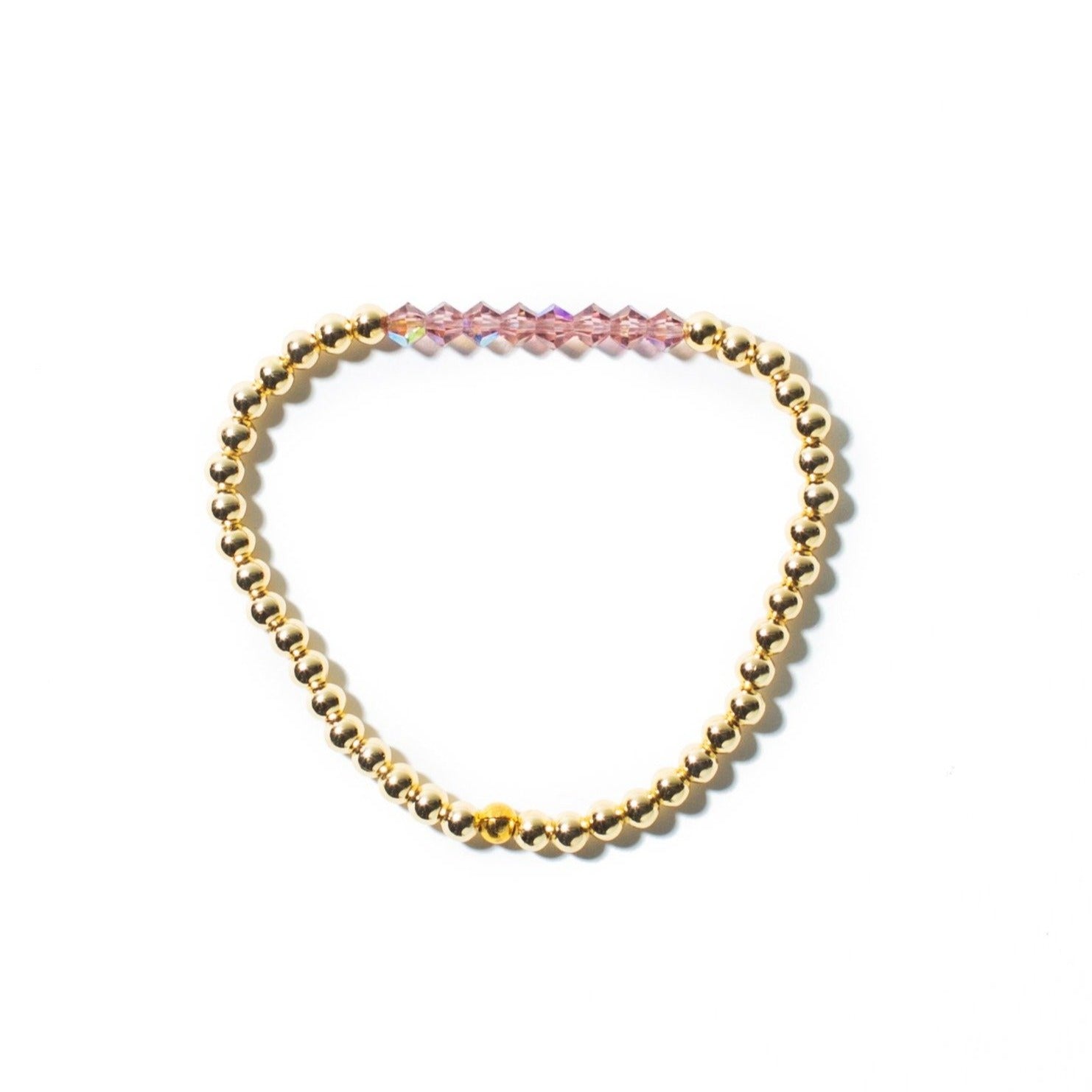 Gold and Crystal Bracelet