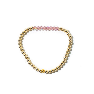 Gold and Crystal Bracelet