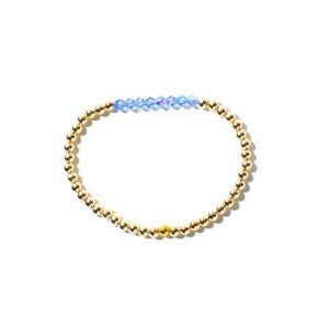 Gold and Crystal Bracelet