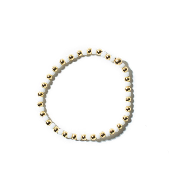 Gabriel & Co. 14k Yellow Gold Bujukan Bead Bracelet with Bezel Set Dia –  Moyer Fine Jewelers