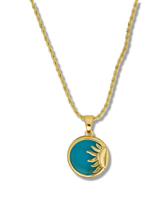 Teal Sunset Necklace