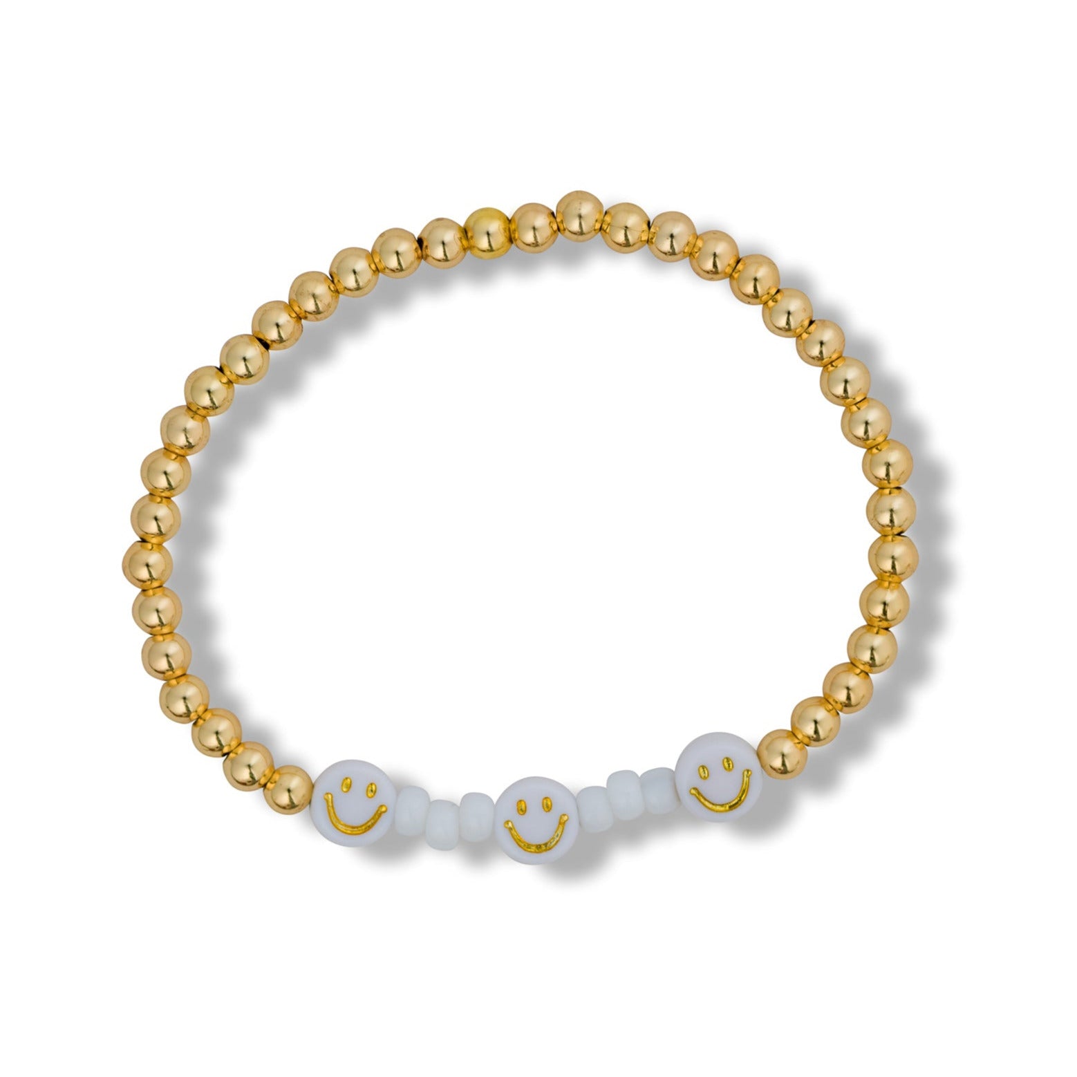 White Smiley Bracelet